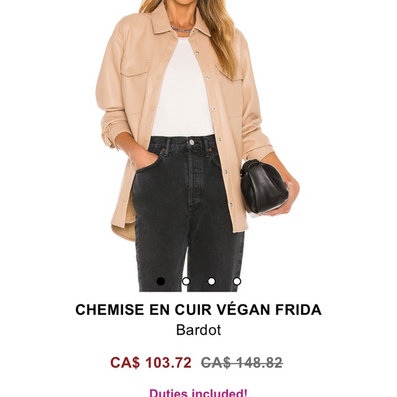 Vero Moda Vegan Leather Jacket - Picture 2 of 10
